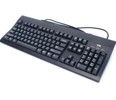 NEW OEM Wyse Dell Keyboard KB-3923 Black 104 Key Pad PS/2 6-pin Plug 770413-01L