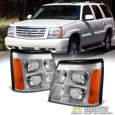 #ad #ad 2003 2006 Cadillac Escalade Headlights Headlamps Replacement For 03 06 HID Model $184.99