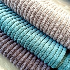 4L Textil Polsterstoff Möbelstoff Gestreifter Stoff als Meterware Cord-Optik