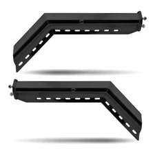 TU-9228 TRUX 45° Angled 28.5″ Mud Flap Hanger(PAIR) 2 1/2″ Bolt Spacing Painted