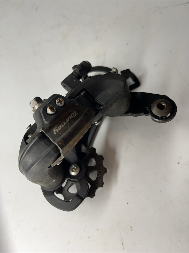 Dérailleur Arrière Shimano Tourney RD-TY500 – 6/7/8 Vitesses, Cage Longue – Pour VTT, Montage Direct