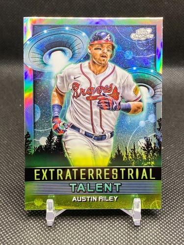 2024 Topps Chrome Cosmic Austin Riley Extraterrestrial Talent #ET-20