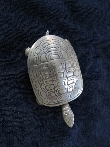 Brass Turtle vintage 70s