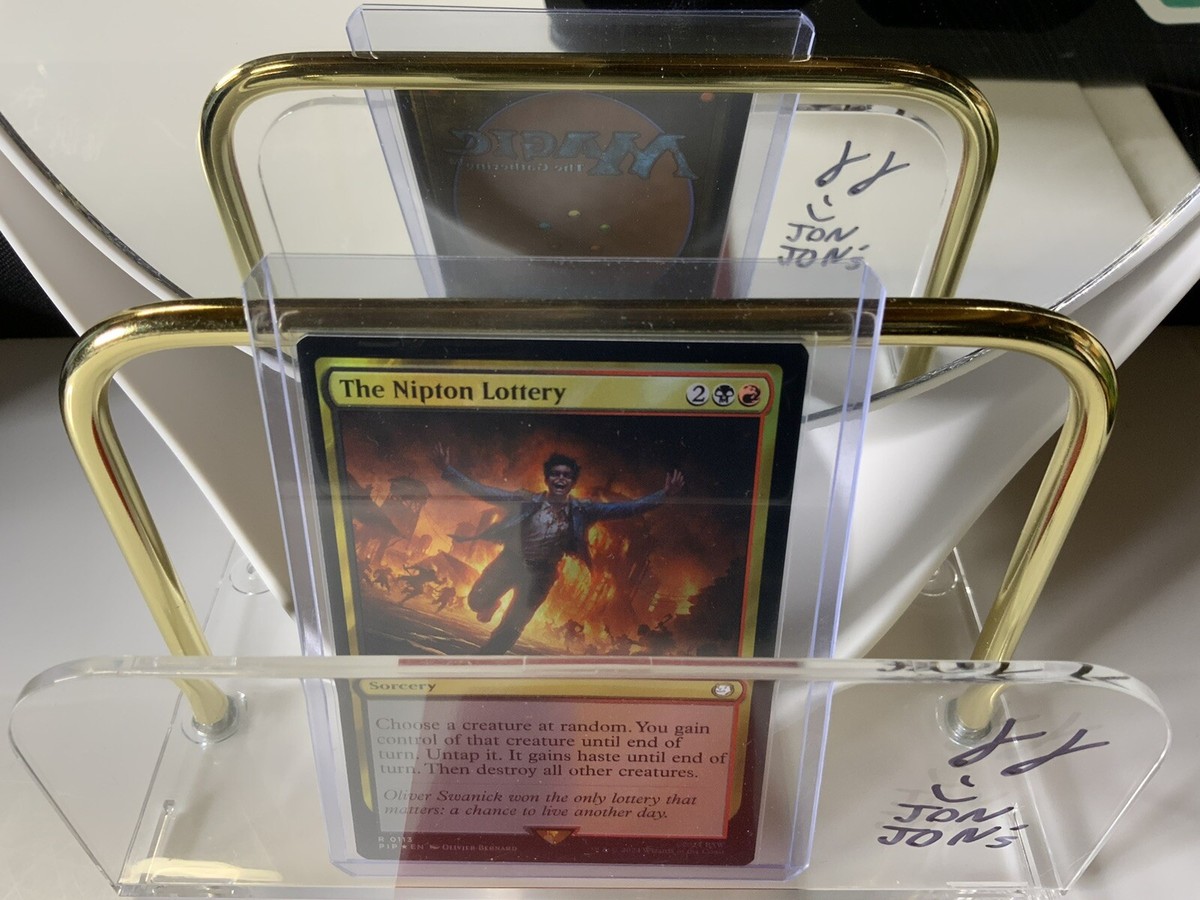 The Nipton Lottery (foil) Fallout MTG - NM | eBay The Nipton Lottery (foil) Fallout MTG - NM | eBay