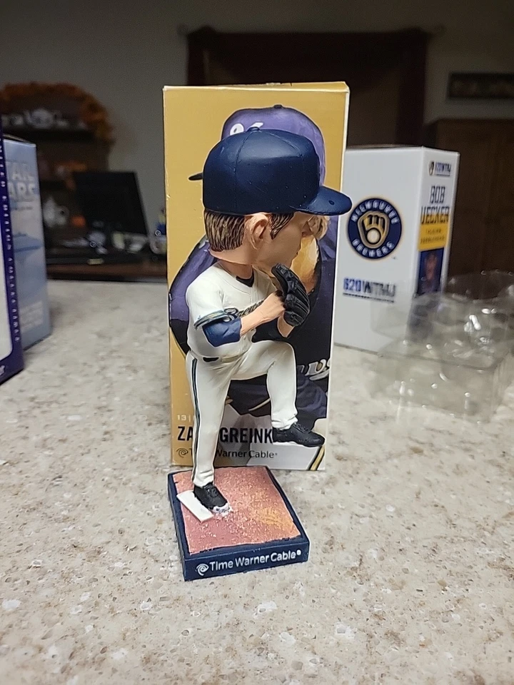 2011 MILWAUKEE BREWERS ZACK GREINKE SGA BOBBLEHEAD - Image 4 of 4