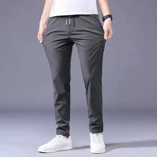 Men's Jogging Bottoms Elasticated Waist Trouser Gym Sweat Pant Pockets Joggers - Picture 6 of 21