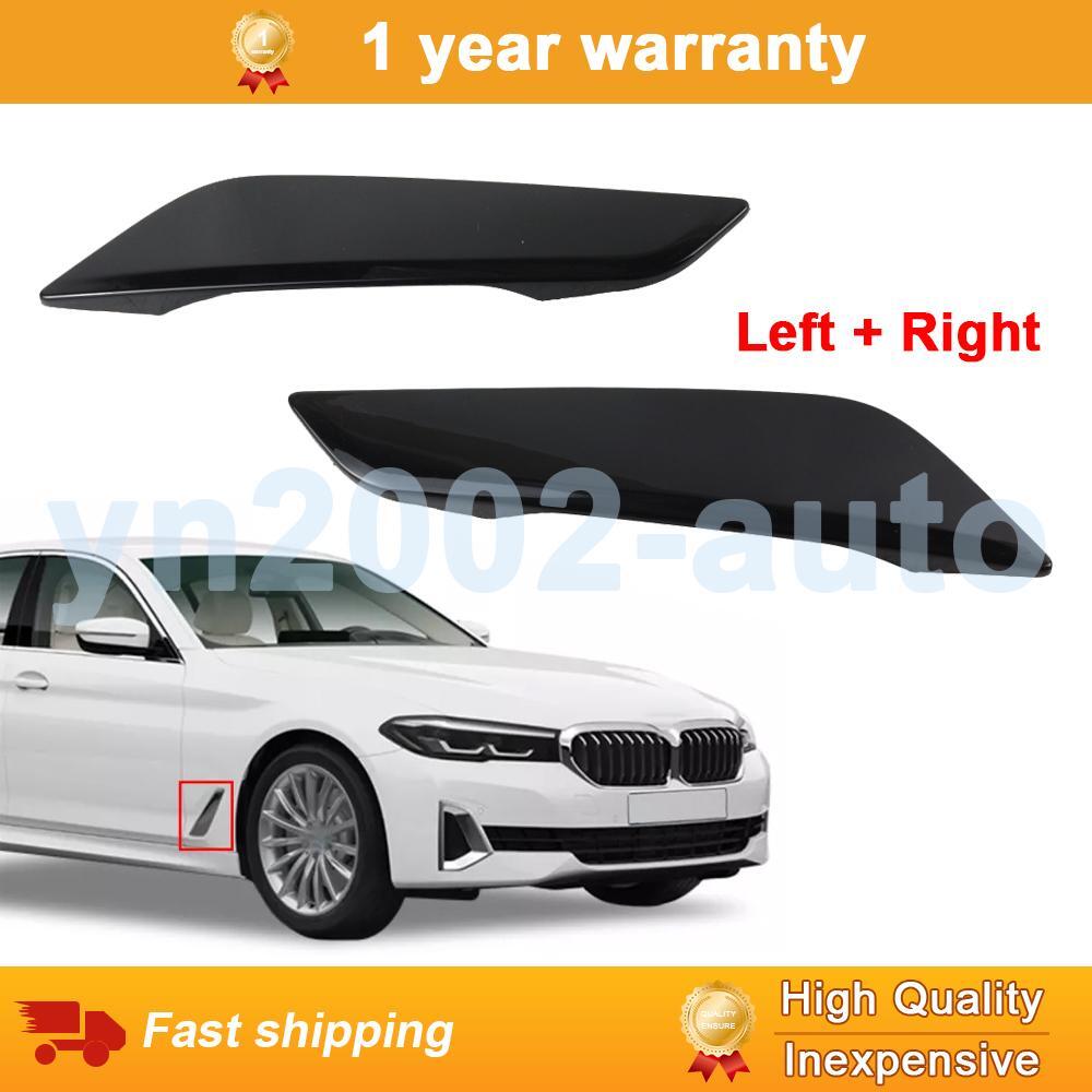 2X Left & Right Fender Panel Air Vent Cover Black for BMW 5 Series G30 2017-2023