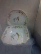 Vintage 8" Plate And Bowl Set