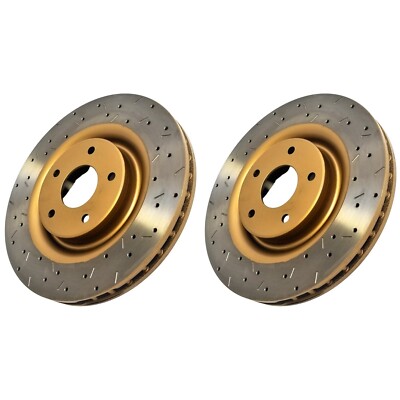 42990XS DBA Front Drilled & Slotted Rotors (PAIR) fits 05-13 Corvette, 06-09 XLR