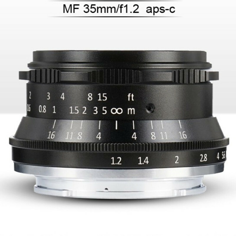 7artisans 35mm F1.2 Large aperture Lens For Sony E Fuji X for 