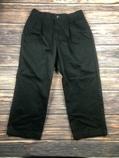 Tommy Hilfiger Mens Size 34x30 Black Trouser Pants Preowned Adult
