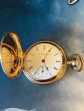 antique Elgin14k gold 7J pocket watch