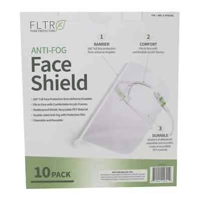 FLTR Pure Protection Anti Fog Face Shields Barrier Comfort  display picture 3