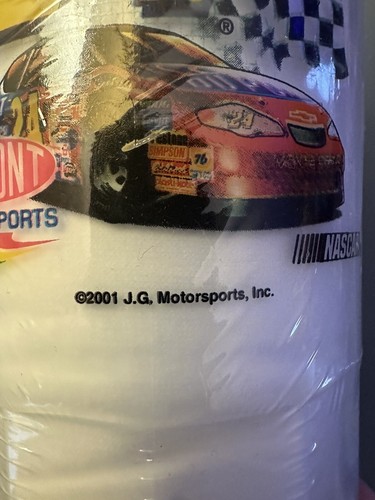 Vintage NASCAR 2001 Jeff Gordon #24 Drink Mug & Sealed T-Shirt New XL Htf - Picture 9 of 9