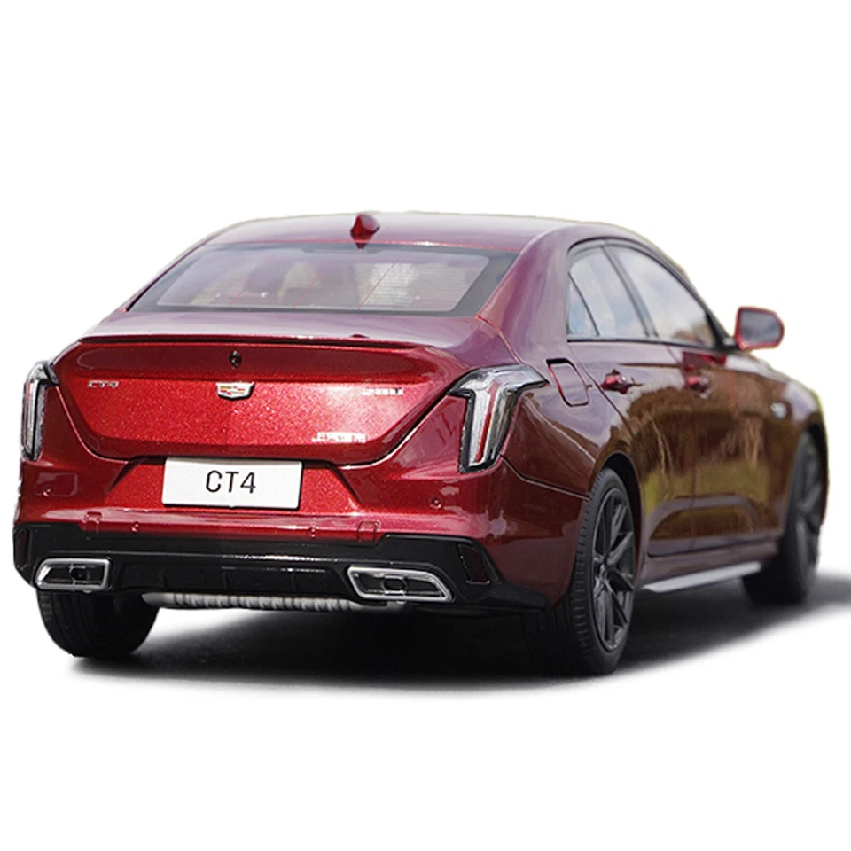 Cadillac CT4 Rojo Diecast Modelo Coche Paudi Juguete Colección Regalo Escala 1:18 Foto 4 de 4