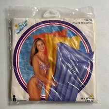 NOS Vintage Intex The Wet Set Inflatable Pool Air Mat Float 72 x 27"