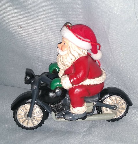 Harley Davidson Santa Ornament - Picture 2 of 8