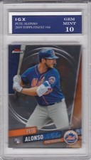 PETE ALONSO ROOKIE CARD Mets GEM MINT 10 New York Baseball 2019 TOPPS FINEST RC