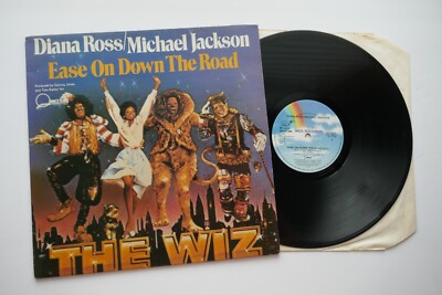 DIANA ROSS & MICHAEL JACKSON 12 INCH SINGLE ' EASE ON DOWN THE ROAD ' U.K. 1978 