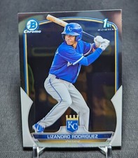 Lizandro Rodriguez 1st Chrome Prospect Rookie Card 2023 Bowman Royals #BCP-47