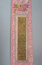 Golden Stud Crystal Rhinestone Bridal Cell Phone Crafts Stickers 1GR 180pcs