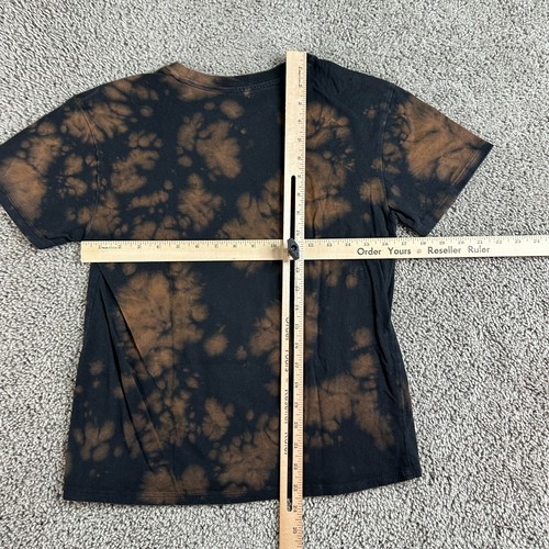 Betty Boop Shirt Womens Small Black Brown Tie Dye Short Sleeve Casual Ladies - Picture 5 of 8