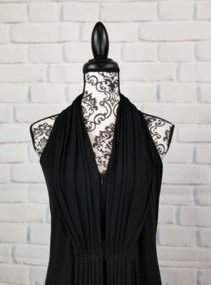 bcbgeneration ruffle halter dress BCBGeneration Beige Multi Ruffle High Neck Night Out Dress Size S   BazaarLoves