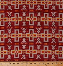 Cotton Southwestern Stripes Southwest Striped Tucson Fabric Print BTY D362.36