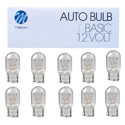 10 Stück M-Tech Glühlampe Glühbirne Glassockellampe 12V 21W W21W W3x16d    T45w