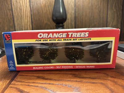 New In Box - Life Like Trains - Orange Trees (Pack Of 4)