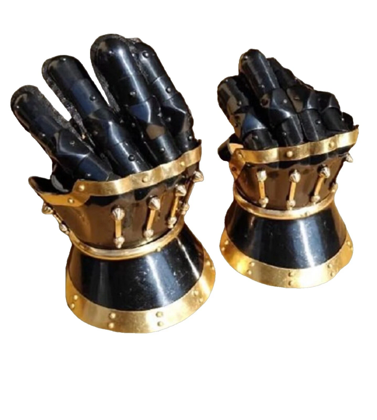 Guantes de Cuero Negro Guantes De Colección/