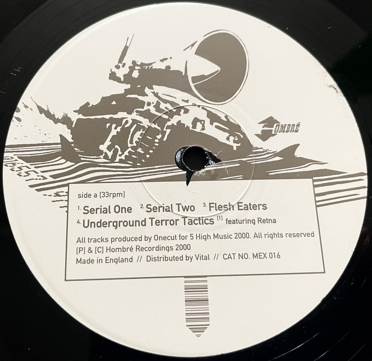 OneCut - Underground Terror Tacticsバンクシー One Cut - Underground Terror Tactics - 12” EP BANKSY Art Hombre