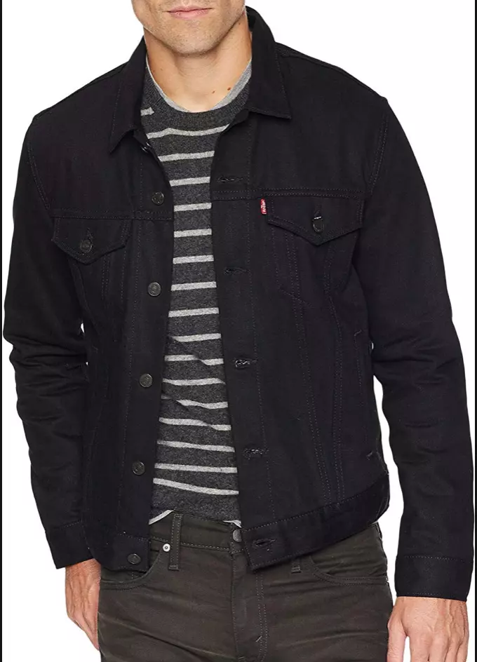 Levis Trucker Jacket Denim Jacket Levis Color Polish Black New