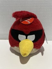 ROVIO ANGRY BIRDS SPACE RED BIRD PLUSH STUFFED ANIMAL WITH FAINT SOUND