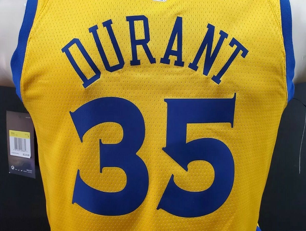 Nike Golden State Warriors Kevin Durant #35 Swingman Jersey