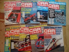 9 alte US Car Magazine aus USA Car Craft 1972...