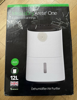 Meaco MeacoDry Arete One 12L Dehumidifier & Air Purifier White/Pebble (Open Box)