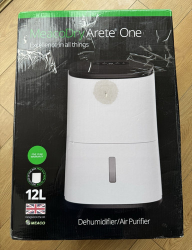 Meaco MeacoDry Arete One 12L Dehumidifier & Air Purifier White/Pebble (Open Box)