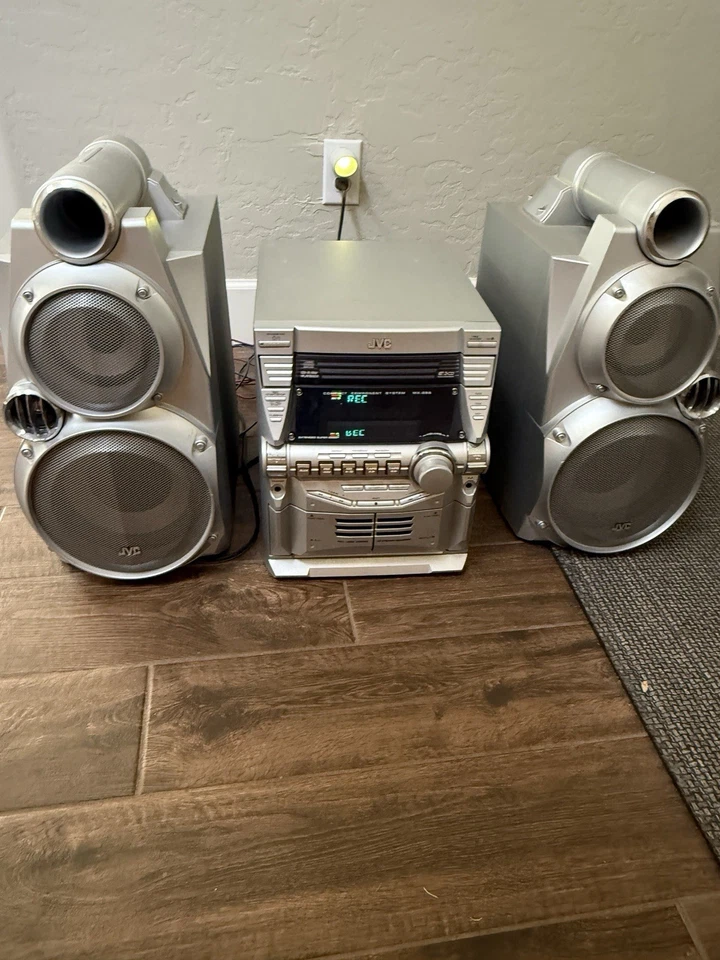 JVC Compact Component system MX-GB6 Ca-mxgb6 Vintage Cassette Stereo - Image 2 of 4