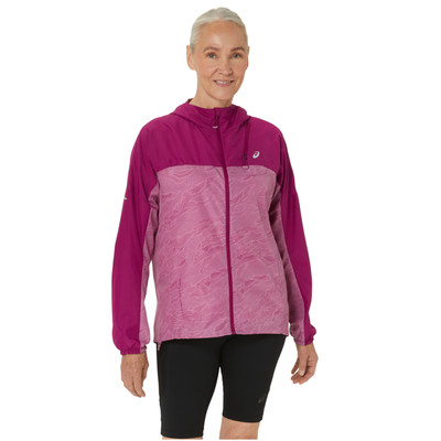 Jacken Damen, ASICS Fujitrail Packable Windbreaker, Violett