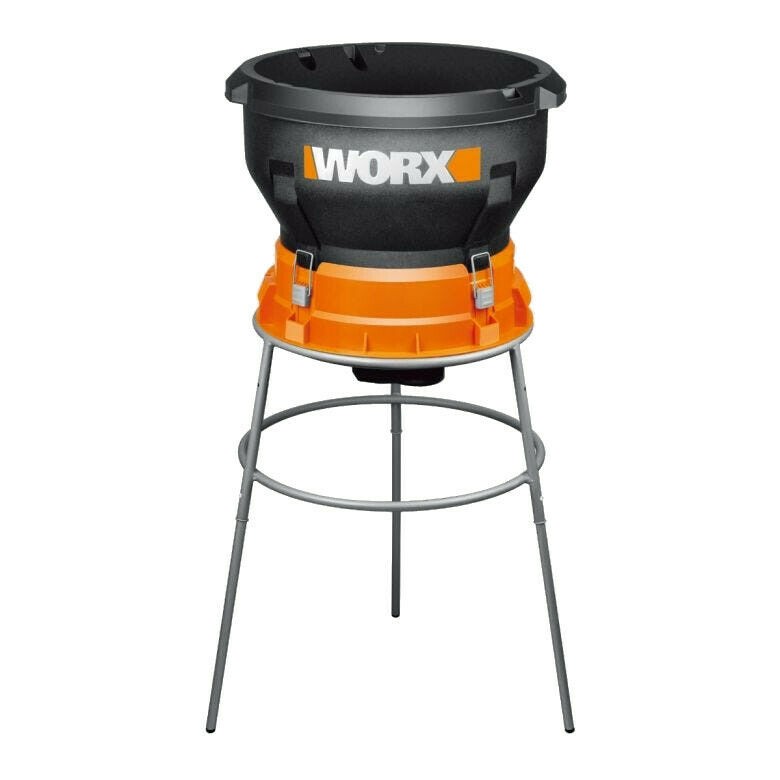 WG430 Worx 13 Amp Foldable Bladeless Electric Leaf Mulcher-OB