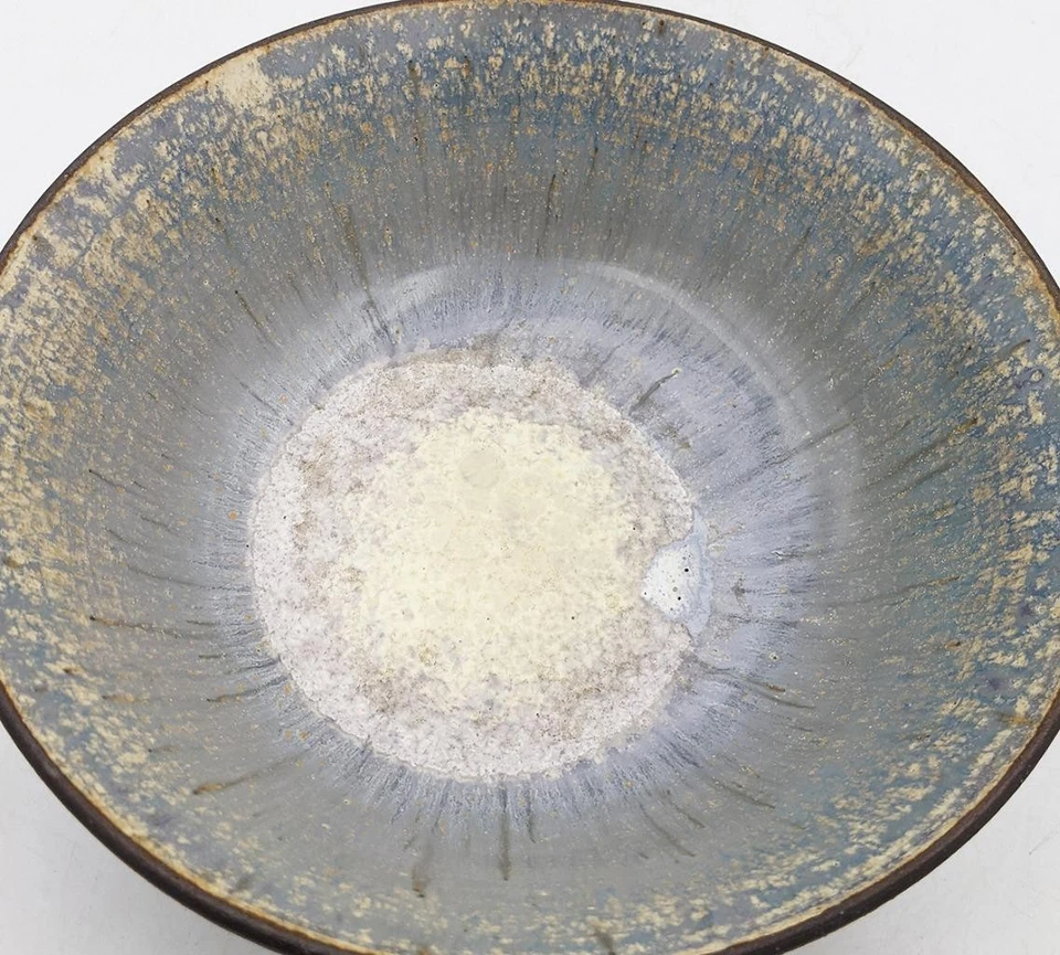 MOIRA? SIGNED STUDIO POTTERY STONEWARE BOWL 20TH CENTURY - Image 4 of 4