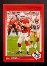 2024 Score - Kurt Warner #8 Red Parallel 