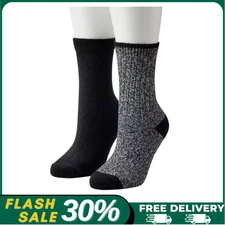 [ HOT DEAL ] Women's Sonoma Goods For Life® Ribbed Marl Crew Socks