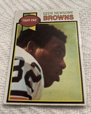 Ozzie Newsome 1979 Topps Rookie Football Card #308 - Cleveland Browns TE. rookie card picture