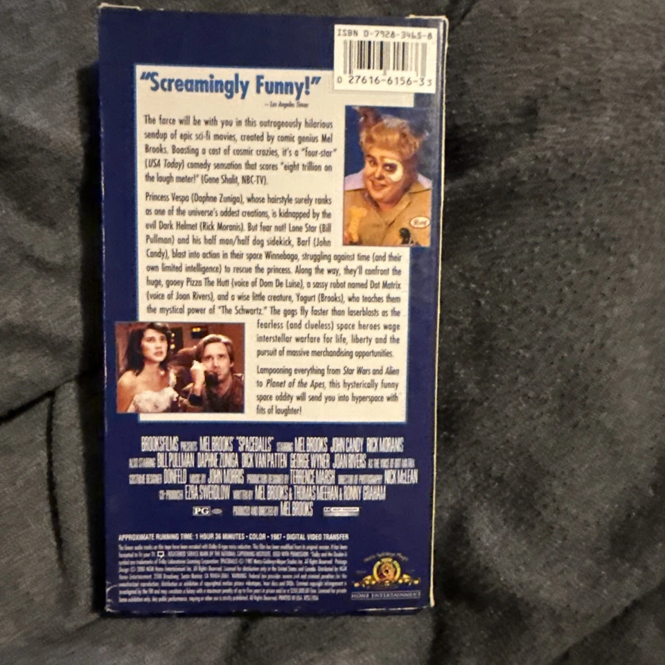 Spaceballs Vintage VHS 1988 First Release - John Candy, Rick Moranis, Mel Brooks Foto 2 de 2