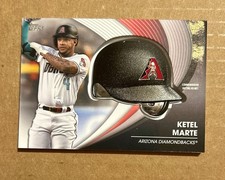 2022 Topps Series 2 Ketel Marte Commemorative Batting Helmet Relic #BH-KM