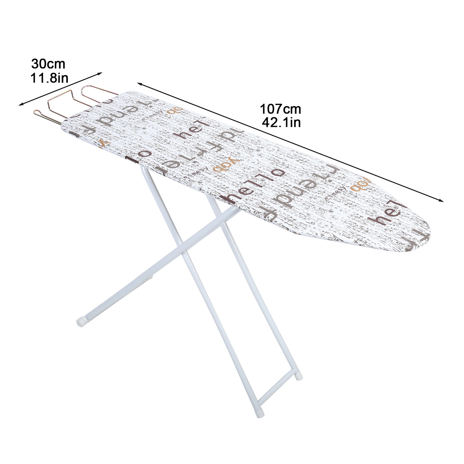 Ing Board Metal Frame Adjustable Height+ironing Rest Set