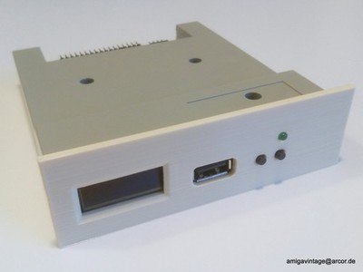 Einbaurahmen - Amiga 2000 USB OLED Gotek Floppy Emulator - Cover Frame 3D Print