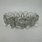Vintage Anchor Hocking Boopie Bubble Clear Glass Ashtray/Trinket Dish MCM